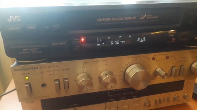HI-FI STEREO JVC,АМФИТОН 50У-202 С смотреть онлайн