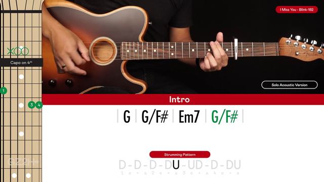 I Miss You Guitar Cover Blink-182 🎸|Tabs + Chords| смотреть онлайн