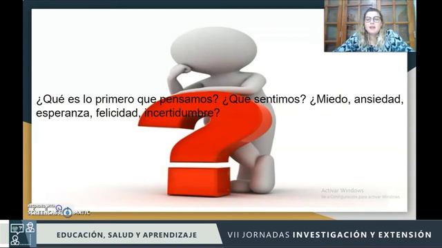 PI V099-3 Eje: EDUCACIÓN, SALUD Y APRENDIZAJE смотреть онлайн