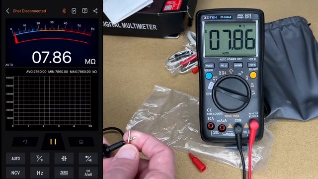 ZOTEK ZT-300AB Digital Multimeter with Bluetooth смотреть онлайн