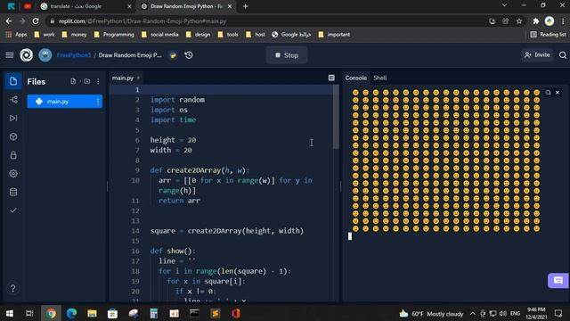 Draw Random Emoji Python ? смотреть онлайн