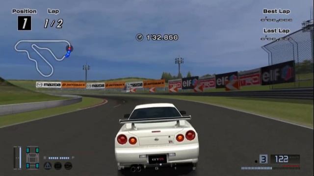 Gran Turismo 4 - Nissan Skyline GT-R V-Spec N1 (R34) '99 смотреть онлайн