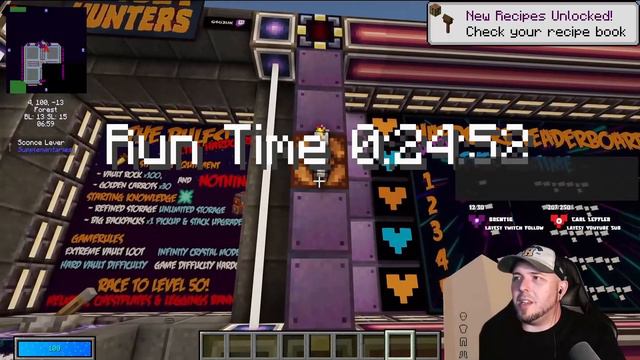 Testing Ultra Hardcore on Stream! - Minecraft Vault Hunters Speedrun 1.18 Sky Vault смотреть онлайн
