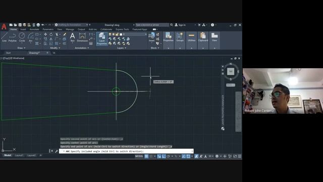 Basic AutoCAD Tutorial: Arcs and All Modify Tools in Filipino - Part 1 смотреть онлайн