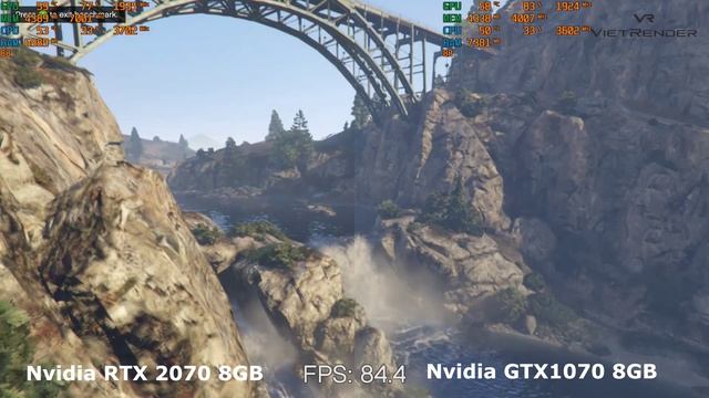 Nvidia GTX 1070 8GB vs RTX 2070 8GB in 5 Games смотреть онлайн