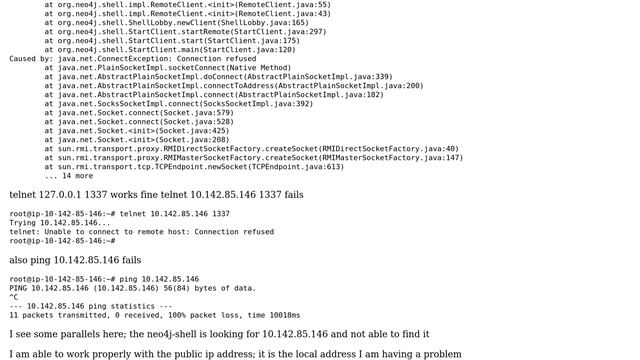 neo4j-shell connection refused on aws смотреть онлайн