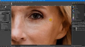 Как сделать идеальной кожу на фото. Ретушь. Убрать прыщи, синяки, морщины. Редактор ГИМП (GIMP)