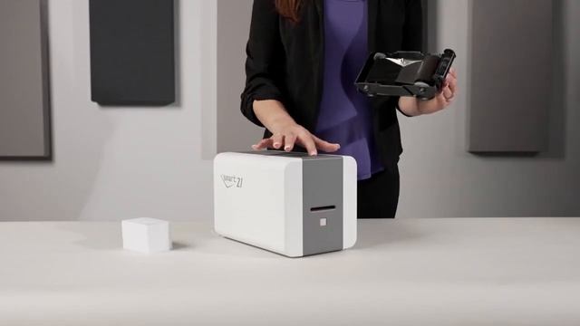 SMART-21 Manual Feed ID Card Printer смотреть онлайн