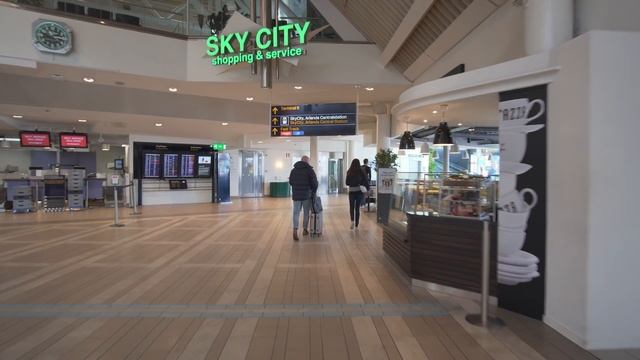 Sweden, Stockholm, Arlanda Airport, Walking From Terminal 2 To 5, 1X Elevator, 1X Moving Sidewalk