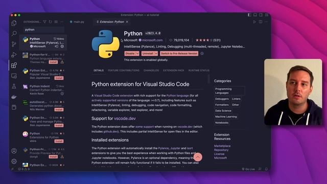 Python for AI #1: Dev Environment Setup смотреть онлайн