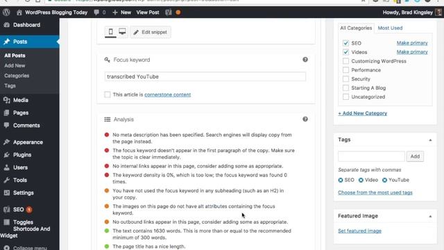 How to install Yoast on WordPress to help Search Engine Optimization (SEO) смотреть онлайн