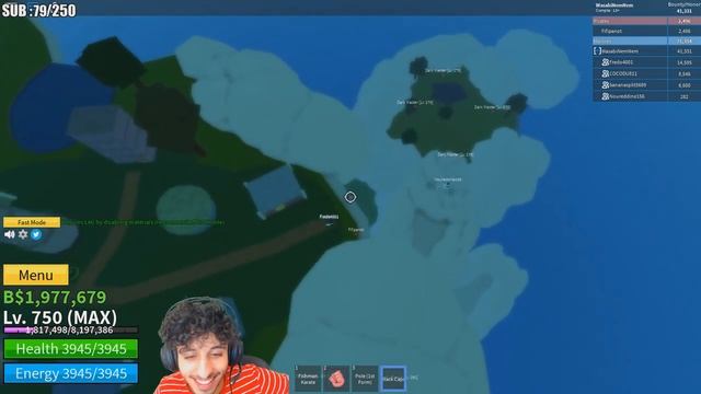 J'ai caché un PUISSANT Fruit du DÉMON ! Blox Piece (Roblox) #1 смотреть онлайн