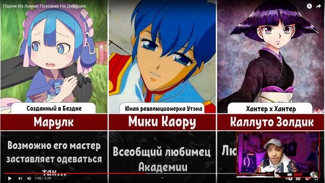 Реакция на Парни Из Аниме Похожие На Девушек смотреть онлайн