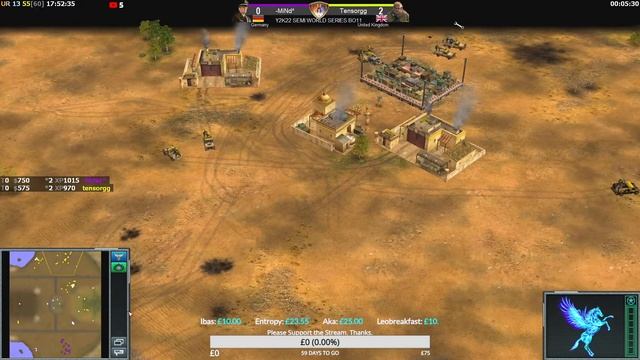 Live Quarter Final Command and Conquer Zero hour Action! -MiNd^ v Tensorgg Y2K22 Semi World Series смотреть онлайн