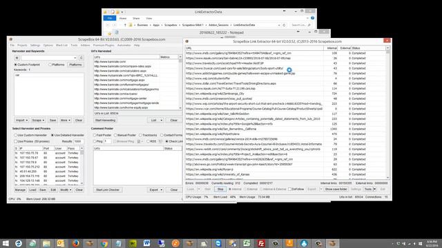 Crawl many sites internally for links with link extractor - Scrapebox 2.0 смотреть онлайн