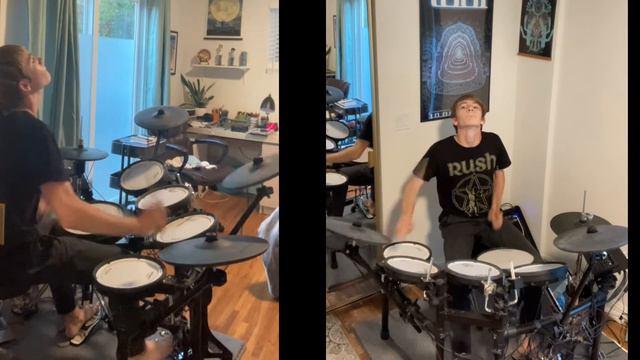 Rush: Cygnus X1 Book 2: Hemispheres drum cover смотреть онлайн