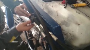 Самодельный КУН на мини-трактор. Делаем обвязку.