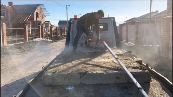 установка (мантаж) пластикового погреба (TINGARD)