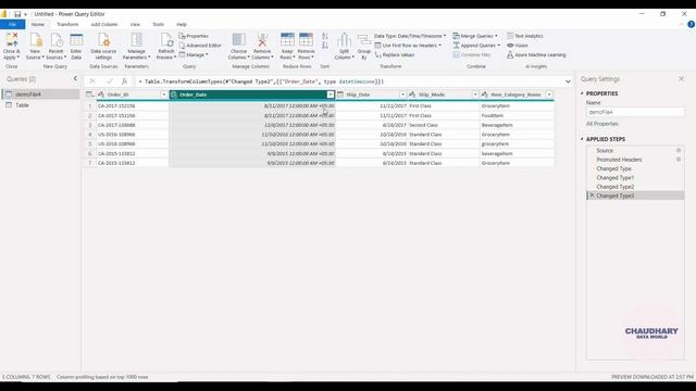 Data types in Power Query Editor || Power BI - Decimal / Fixed Decimal / Duration / Text... смотреть онлайн