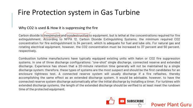 Turbines - CO2 System in Gas Turbine, Fire Suppression System смотреть онлайн