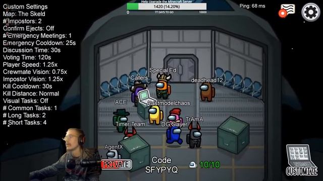 First time playing Among Us with the Fam смотреть онлайн