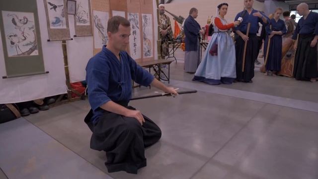 Катори Синто Рю, демонстрация на Рекон-2021, Санкт-Петербург смотреть онлайн