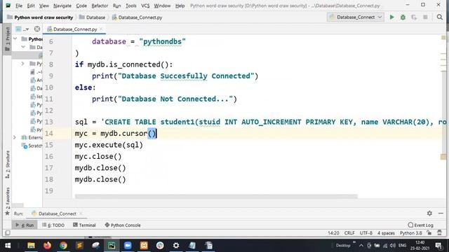 Python Database Connection | Part 3 | Learn Python in Hindi | Tutorial 34 #python #pythontutorial смотреть онлайн