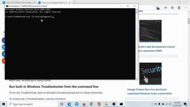 How to fix White Screen on Windows laptop or Computer monitor смотреть онлайн
