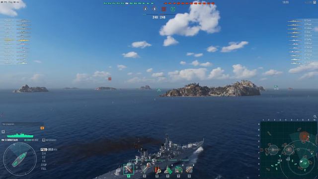 World of Warships Изучаем и Тестируем Новые Навыки смотреть онлайн