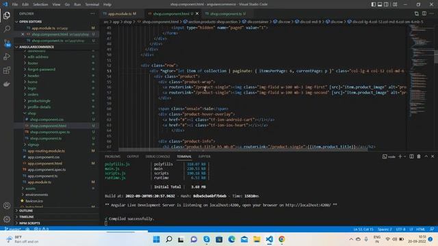 Shop Page Pagination Functionality - Build Complete Ecommerce Website With Angular 14