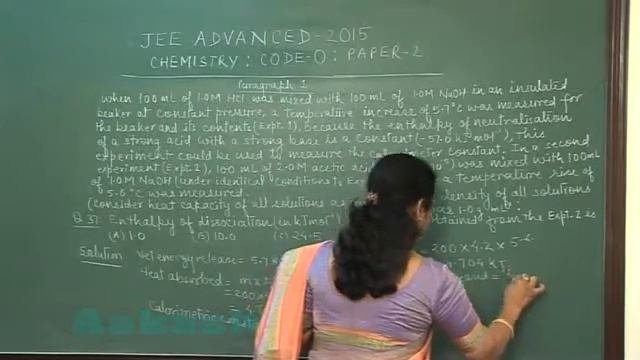 JEE-Advanced 2015 Paper-2 Solution-Chemistry Video [Q. 37-38] By Aakash смотреть онлайн