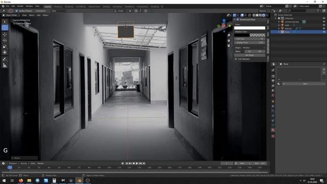 Animacja 3D - Camera Perspective Projection (Blender) смотреть онлайн