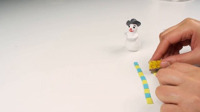 Make your own miniature snowman - polymer clay and paper clay Tutorial - Creative D2H #6 смотреть онлайн