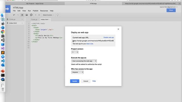 Video 11: Building A Website | Google Apps Script | Learn in 15 Minutes смотреть онлайн