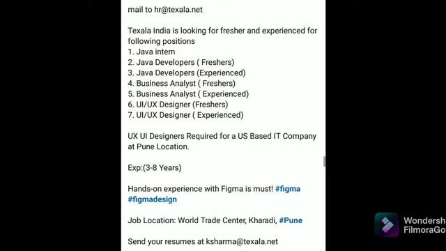 Texala Us Base Company Java opportunities freshers 07 jan2022 смотреть онлайн