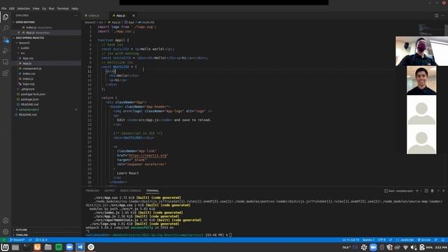 JSX + Intro to React: Week 3 Beginner Track - Software Saturdays Spring 2022 смотреть онлайн