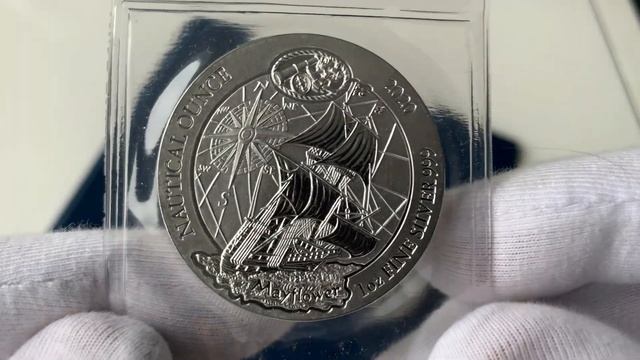 Морская унция Руанды! Коллекция серебряных монет с парусниками! смотреть онлайн