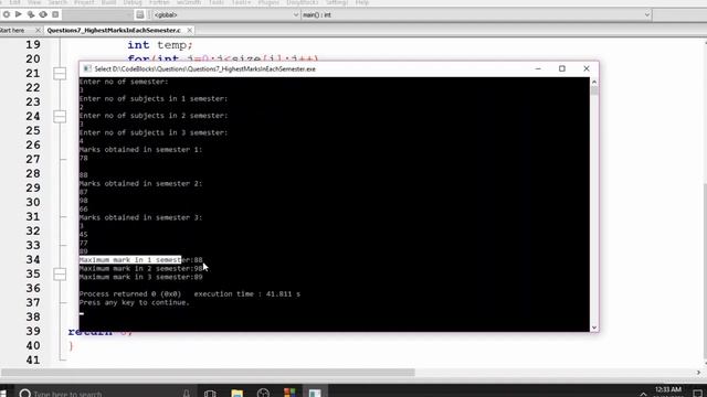 Highest Mark in Each Semester | Problem -7 | Placement Preparation | Java | C | Python смотреть онлайн