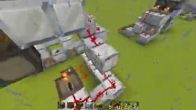 Minecraft (красной пили постройки)потайные двери 3:4 эпизод 3