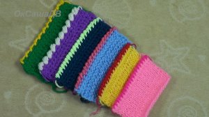 Рачий шаг крючком - 6 способов вязания в одном видео. Вяжем с Оксаной Валерьевной, ОкСашаДВ.