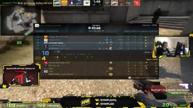 JW asks s1mple for config xD смотреть онлайн