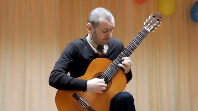 Репетитор гитары по скайпу. Александр. Испанская серенада. Profi-Teacher.ru смотреть онлайн