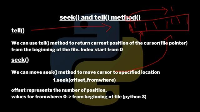 Python File Handling |Seek and Tell| With |Binary file| Os Module |Learn Python Programming [Hindi] смотреть онлайн