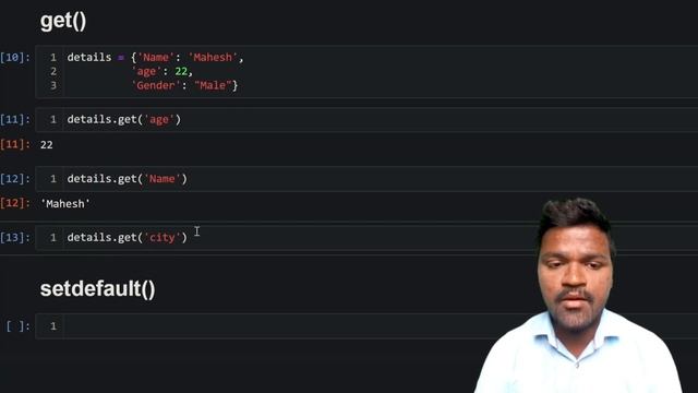 Python Dictionary - Accessing Keys and Values Accessing dictionary value using indexing, get metho смотреть онлайн