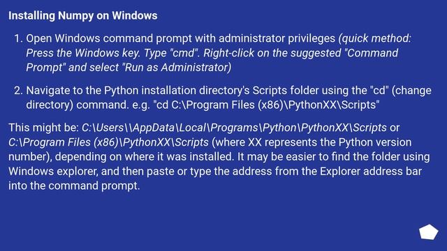 Error "Import Error: No module named numpy" on Windows смотреть онлайн