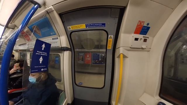 London Underground First Person Journey - Fulham Broadway To Swiss Cottage Via Kensington & Green P