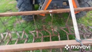 Самодельная борона для самодельного трактора мини мтз....