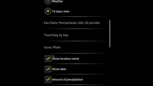 eWeather HD, Radar HD, Alerts, Earthquakes for Android смотреть онлайн