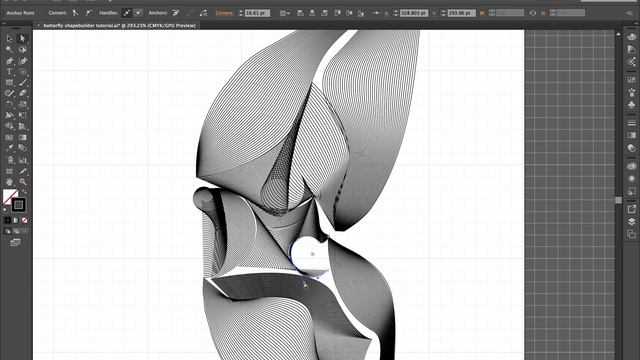 Adobe Illustrator: Creating a Butterfly Using the Blend Tool смотреть онлайн