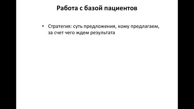 Концепция продвижения клиники смотреть онлайн
